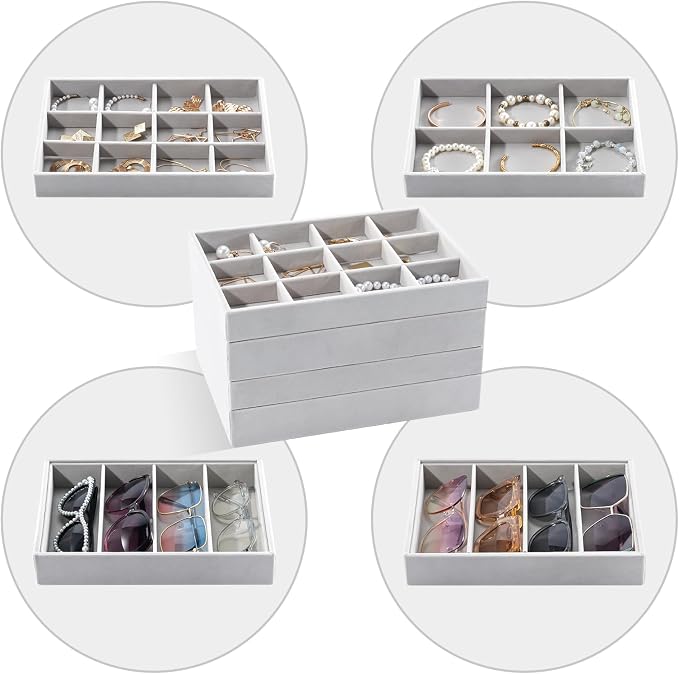 ProCase Stackable Jewelry Organizer Trays - Image 4