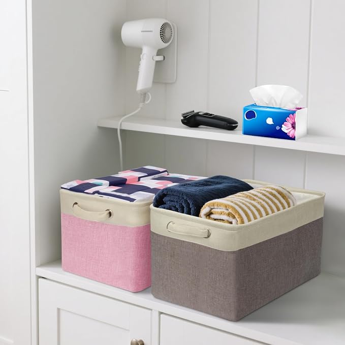 BALEINE 4 Pack Fabric Storage Bins - Image 6