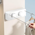 Retractable Clothesline Indoor, Non-Sagging Twin Clothes Line Retracting by MUSTORN