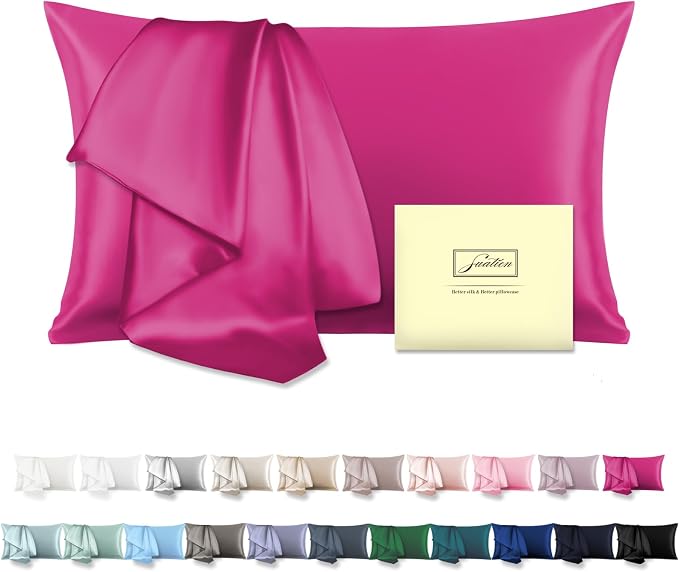 Mulberry Silk Pillow Cases Standard Size Silk Pillowcase by Suatien