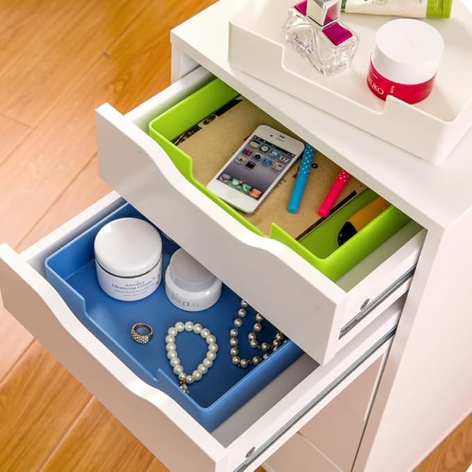 Letter-Size Tray, Desk Drawer Organizer, A4 Plastic Paper Tray, Plastic Paper - Image 7