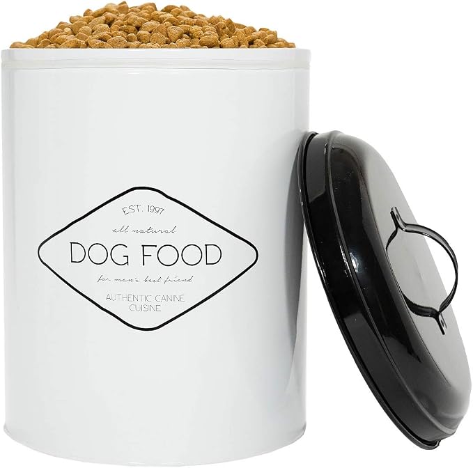 Amici Pet, Buster All Natural Dog Food Large Metal Storage Bin - Image 9