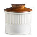 Ceramic Butter Dish With Lid, Butter Crock by YHOSSEUN