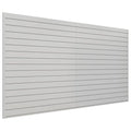 Slatwall Panel 8 FT x 4 FT, Interlocking Slat Wall Paneling, Wall Mounted PVC by Neoaider