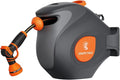 Giraffe Tools BW35 Retractable Garden Hose Reel | Wall-Mounted, Automatic Rewind by GiraffeTools