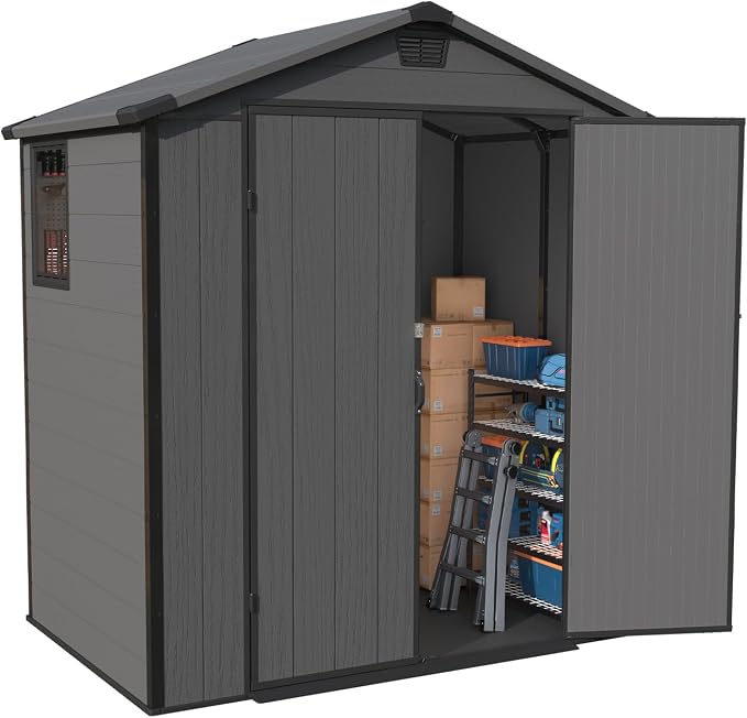 Patiowell 6X4 FT Plastic Outdoor Storage Shed - Image 9