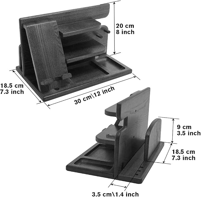 Gifts for Men Christmas, Wood Phone Docking Station, Mens Gifts for Birthday or - Image 4