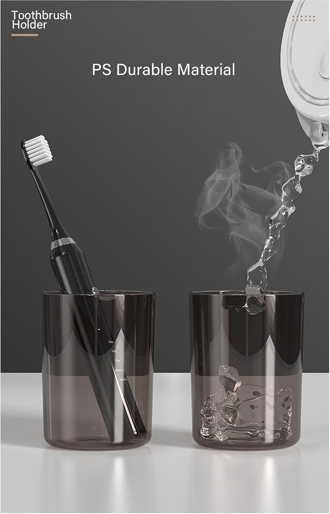 Toothbrush Holders for Bathrooms Toothbrush Holder Wall Mounted Toothpaste - Image 9