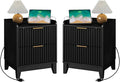 Wnutrees Fluted Nightstand by Wnutrees
