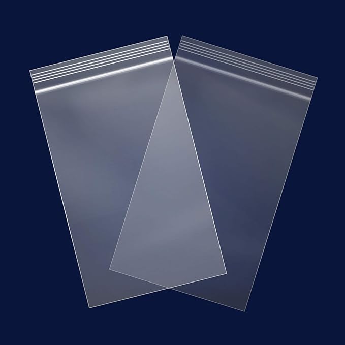 iMailer - 200 Count - 3" x 5" Small Zip Bags - Plastic Zip Poly Bags 2 Mil by iMailer