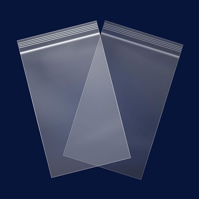 iMailer - 500 Count - 3" x 5" Small Zip Bags - Plastic Zip Poly Bags 2 Mil by iMailer