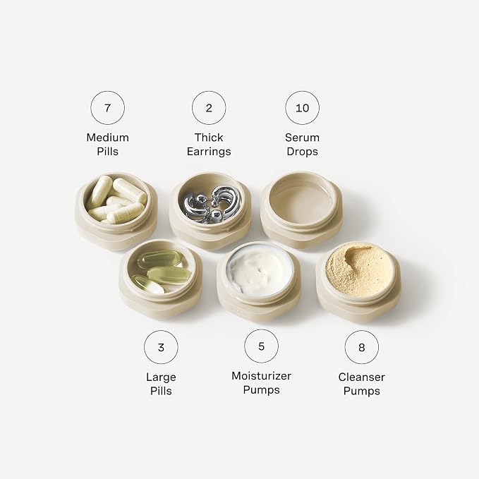Cadence Travel Containers Basic Skincare Set - Image 3