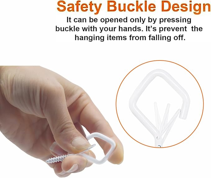 10PCS Eye Screw Hooks for Hanging Heavy Duty - Image 3
