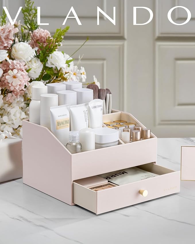 Vlando Makeup Organzier, Vanity Organizer - Image 9