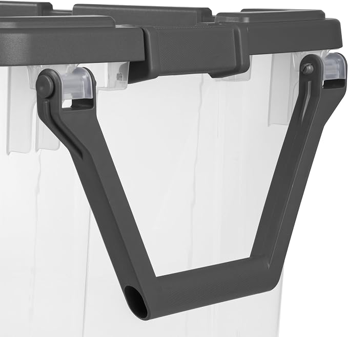 160 Qt Durable Clear Storage Box, Storage Bins - Image 4