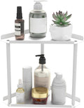 2 Tier Bathroom Counter Organizer, Vanity Organizer Corner Shelf, Makeup by Jesginboo