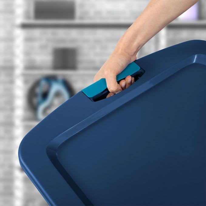 Sterilite 18 Gal Latch and Carry, Stackable Storage Bin - Image 8