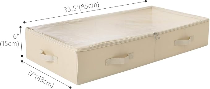 iwill CREATE PRO 31.5" Length Spacious Visible Lidded Under Bed Storage Bins - Image 2