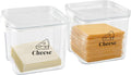 2 Pack Cheese Container for Refrigerator Airtight Creamer Container by Unknown