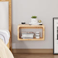 Bamboo Floating Nightstand by Dexgva