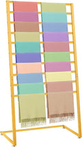 Hijab Organizer, 10 Tier Metal Scarf Holder Organizer, Freestanding Scarf Shawl by Kritkin