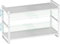 Expandable Shoe Rack Stackable Metal Pantry Storage Shelves Stand Adjustable by Goodqualityproducts