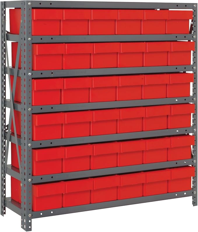 Quantum Storage Systems 1239-601RD Solid Heavy Duty 7 Shelves 36 Super Tuff by QuantumStorageSystems
