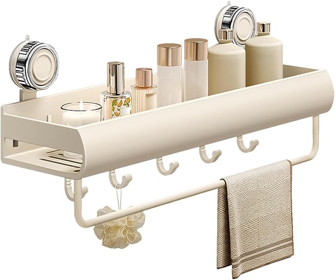 Bathroom Rack - Drill Free Shower Organizer, Rustproof Shelf, Adhesive Wall - Image 9