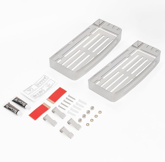 NearMoon Bathroom Shower Caddy 2 Pack, No Drill 304 Stainless Steel Shower - Image 8