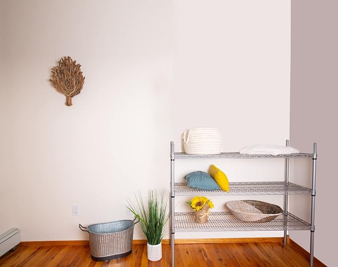 Omega 18" Deep x 48" Wide x 96" High 3 Tier Gray Starter Shelving Unit - Image 2