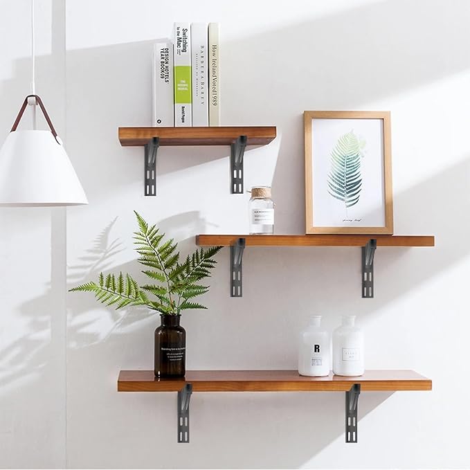 10 Pack 7‑Inch Adjustable Wire Shelf Brackets – Heavy‑Duty Double‑Track Closet - Image 5