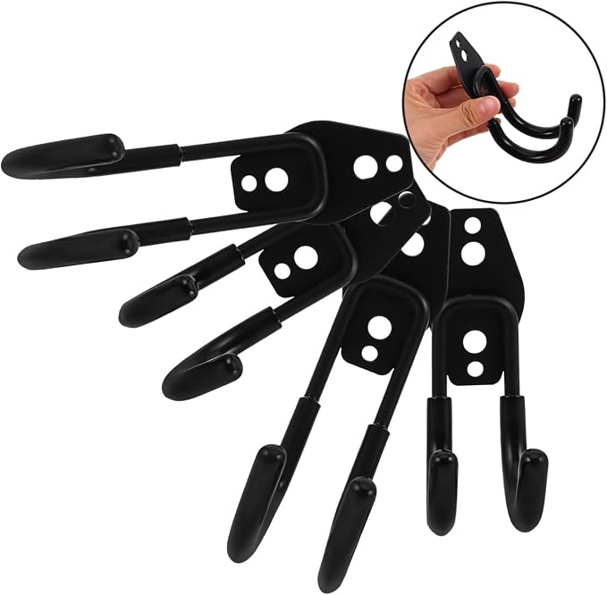4pcs Heavy Duty Garage Hooks Wall Mounted Storage Organizer - Image 9
