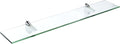 Spancraft Glass F-12x33-Chrome Falcon Glass Shelf by Spancraft