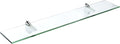 Spancraft Glass F-4.75x12-Chrome Falcon Glass Shelf, 4.75" x 12" by Spancraft