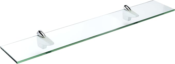 Spancraft Glass F-4.75x36-Chrome Falcon Glass Shelf, 4.75" x 36" by Spancraft