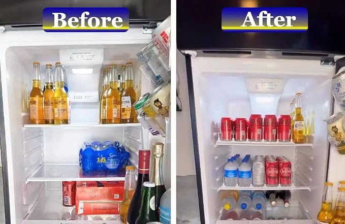Drink Organizer for Fridge, Automatic Pusher Glide Soda Can Organizer for - Image 4