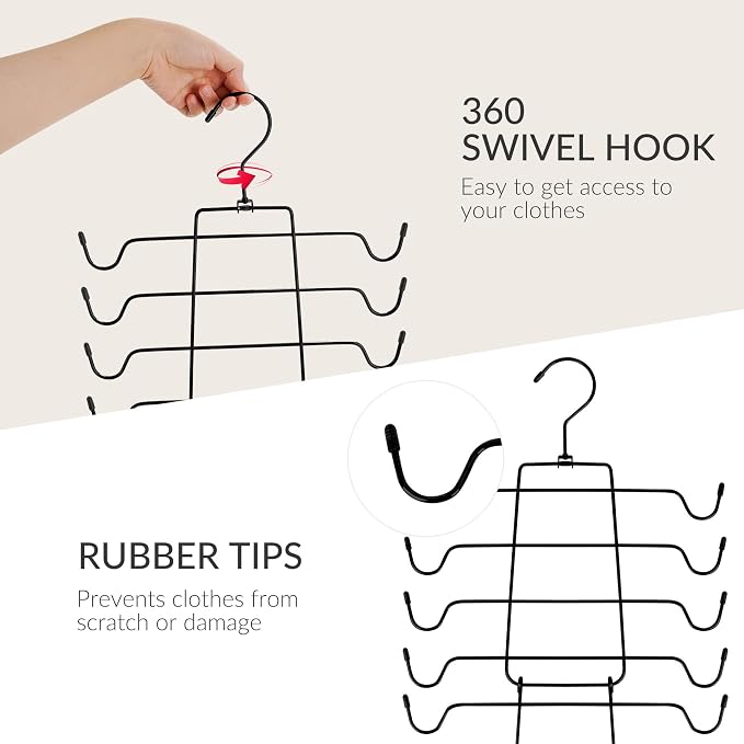 ZEDODIER 2 Pack Tank Top Hanger Space Saving, Bra Hangers - Image 7