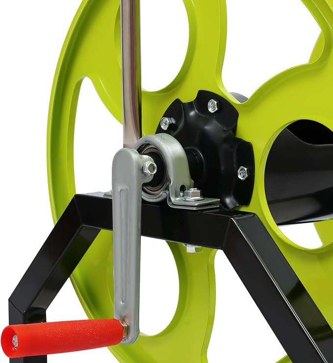 Heavy Duty Garden Hose Reel Cart, 328FT Capacity - Image 8