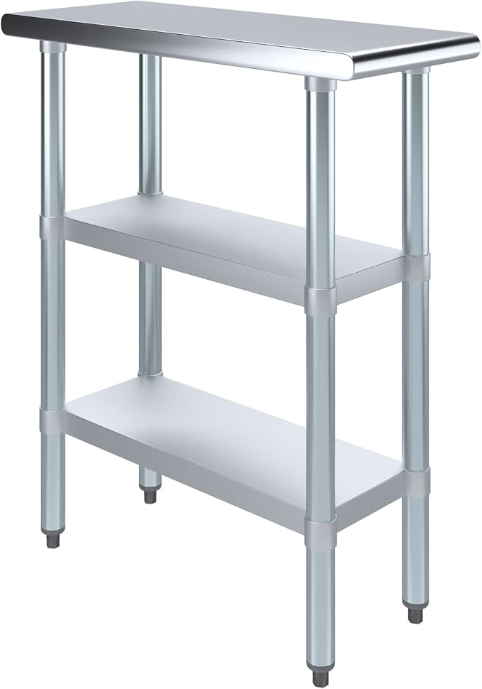 AmGood Stainless Steel Work Table by AmGood