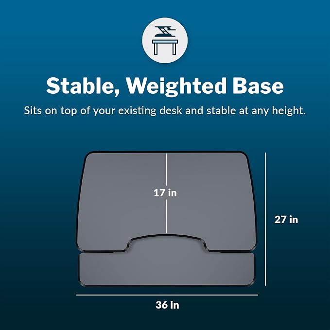 Vari - VariDesk Essential 36 - Two-Tier Standing Desk Converter - Image 4