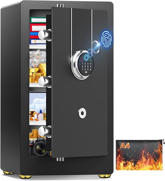 23.62" Tall Biometric Safe Box by ACAITED