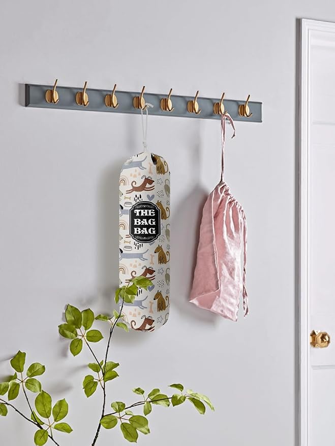 The Bag Bag Grocery Bags Holder Organizer, Wall Mount Plastic Storage Container - Image 5