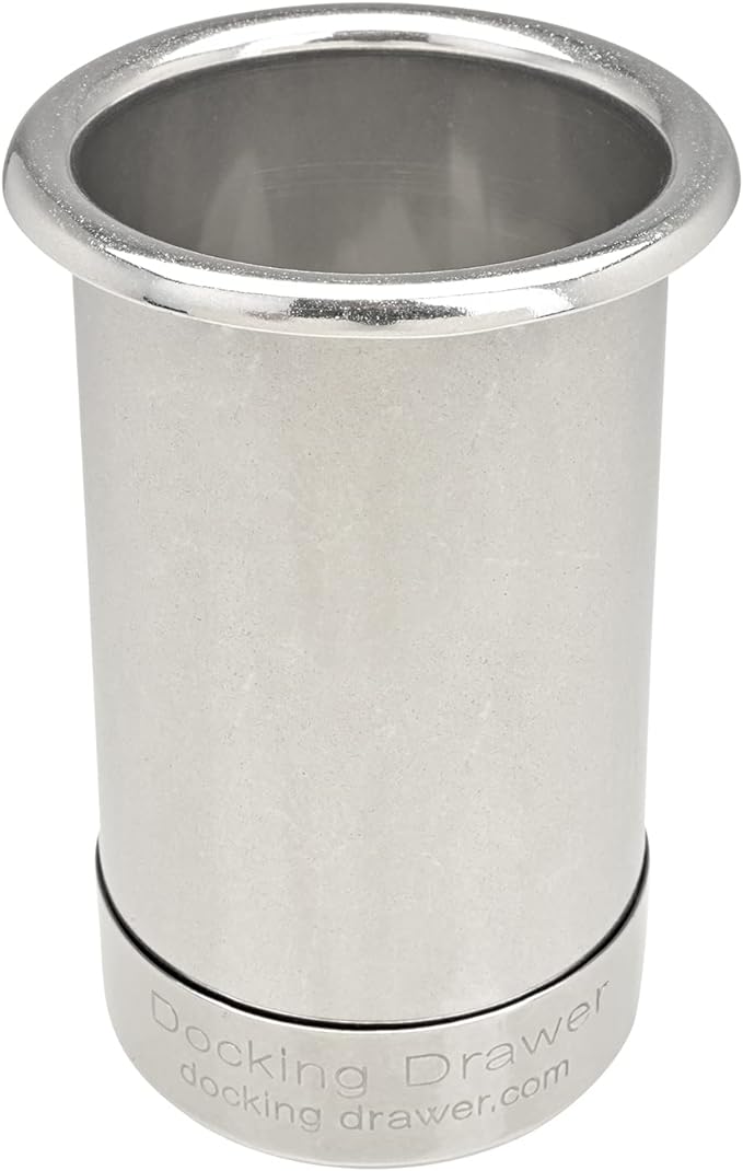 Docking Drawer 3" Stainless Steel Canister by DockingDrawer