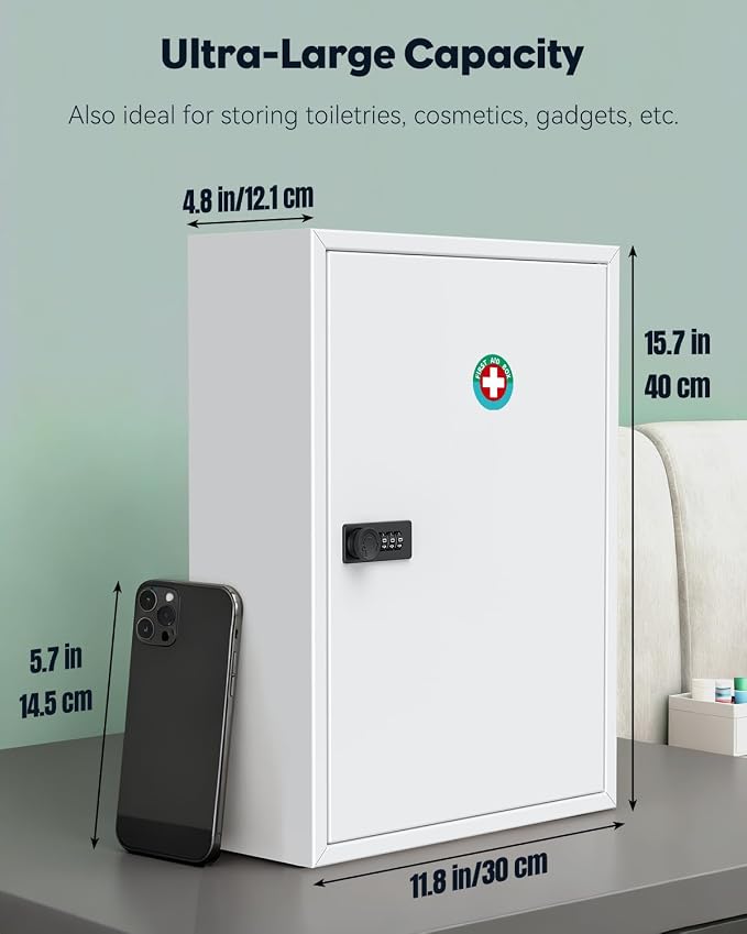 Uniclife Wall Mount Medicine Cabinet - Image 2
