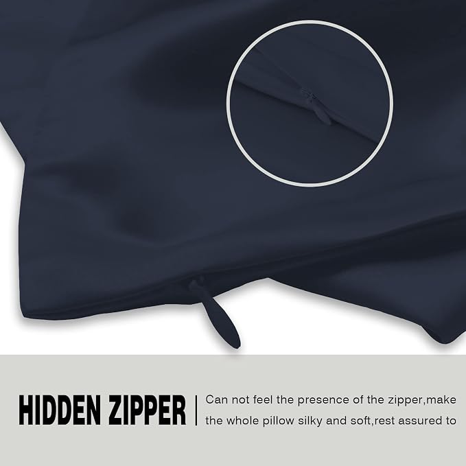 Silk Pillowcase for Hair and Skin, Breathable and Sliky 100% Silk Pillowcases - Image 4