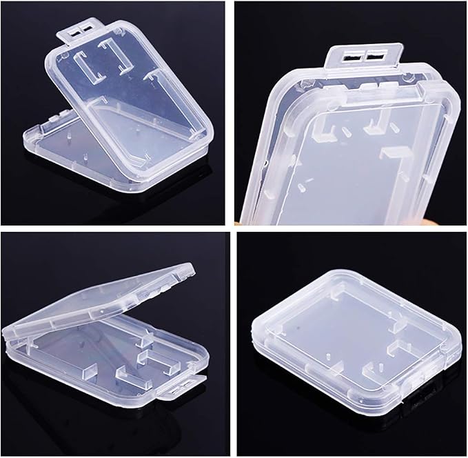 Clear Plastic Memory Card Case Compatible - Image 6