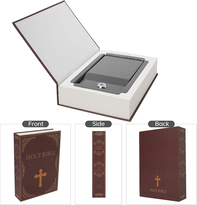 Real Paper Transfer Book Safe, Hollow - Image 3