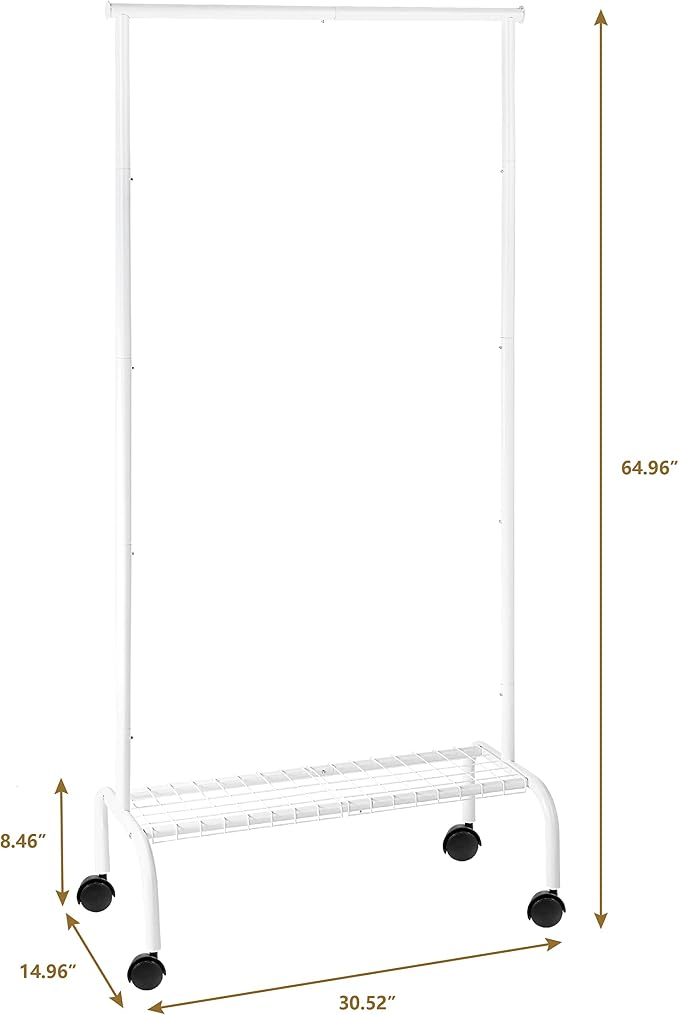SunnyPoint Rolling Garment Rack - Image 5