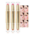 evpct 3Pcs 2In1 Blush Contour Multiuse Makeup Sticks Set, Ultra-Creamy Radiant by evpct