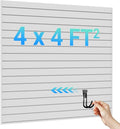 Ezlaino 4x4ft PVC Slat Wall Paneling by Ezlaino